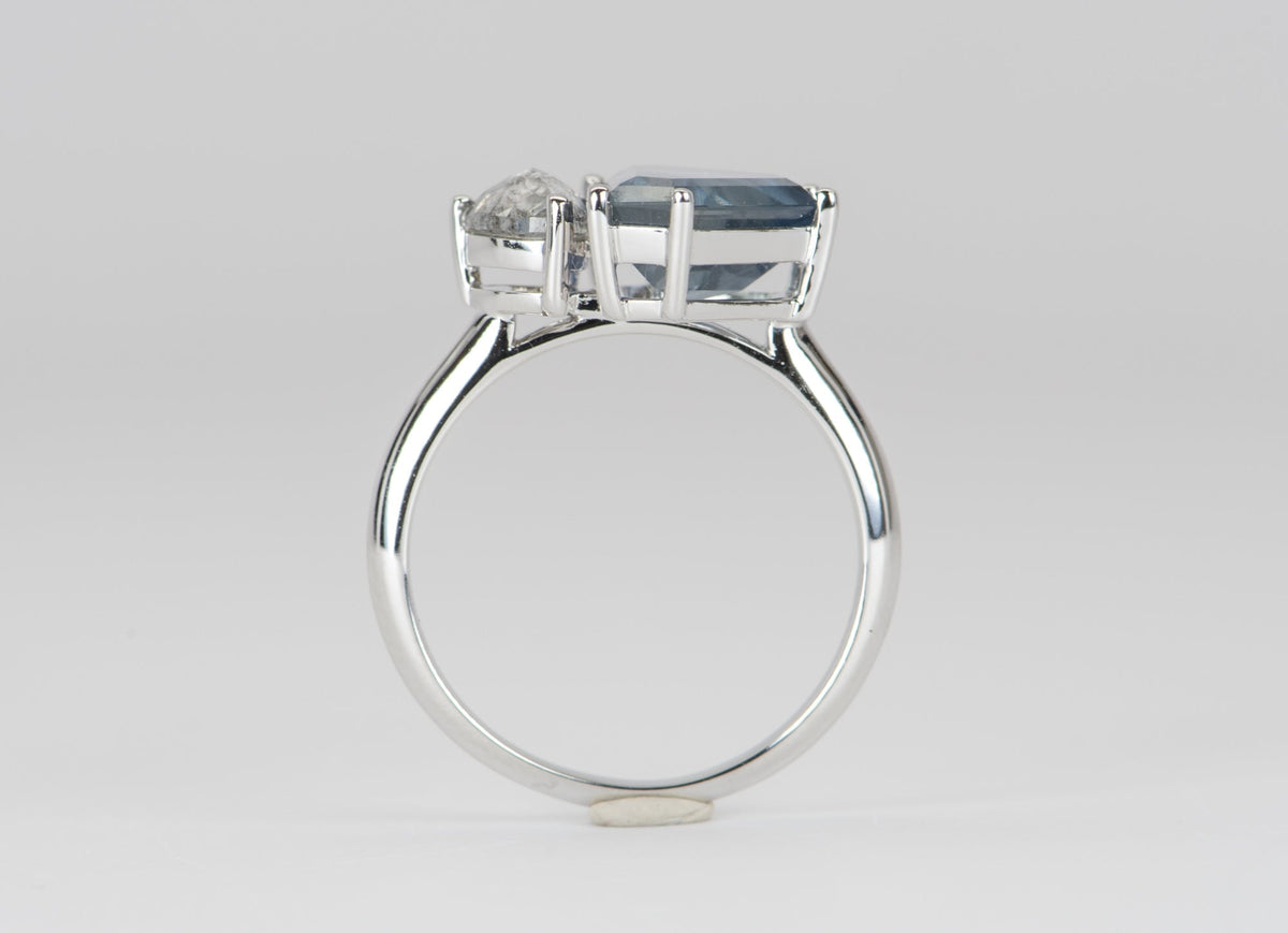 Ring Style - You and Me (Toi Et Moi) Ring Setting for Two Stones R6114C Aurora Designer