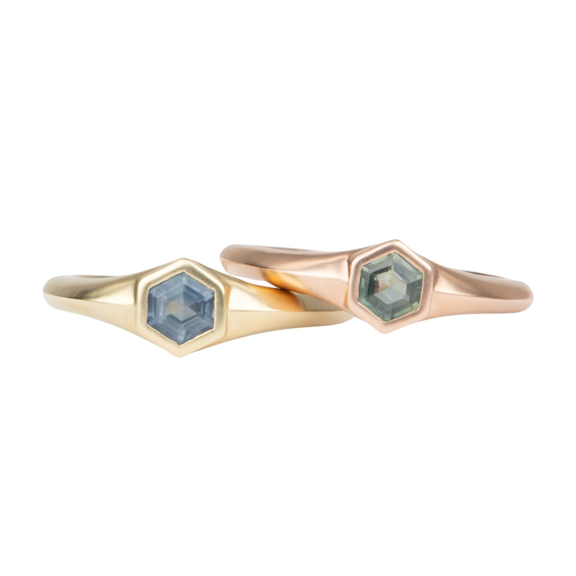 14k Gold Genuine Aquamarine Bezel Set Beaded Ring
