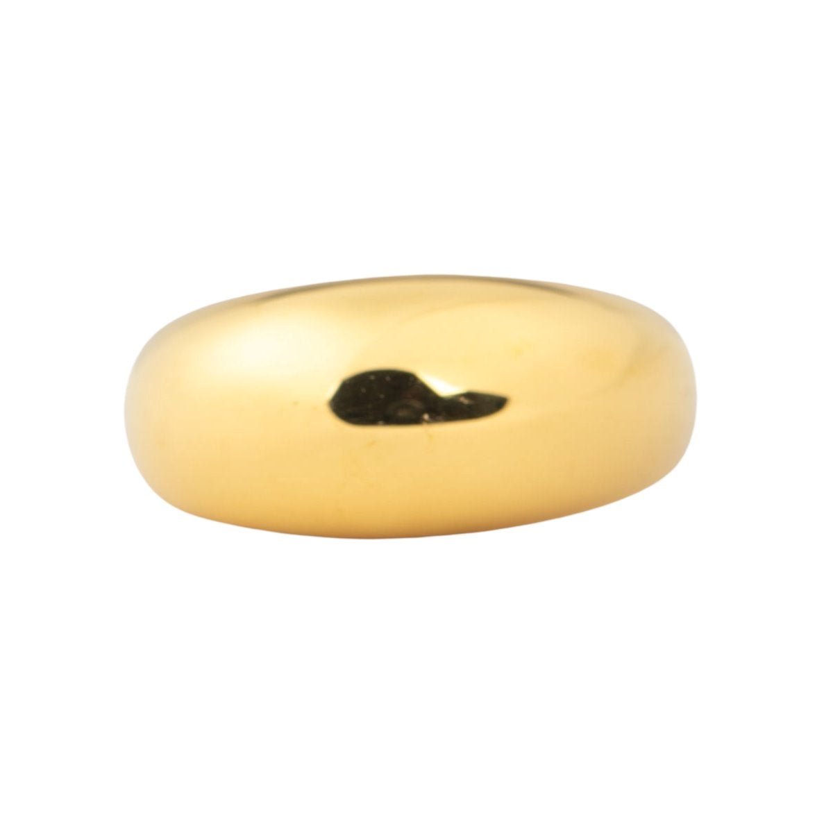 Light Weight 18K Gold High Dome Ring R6672 Aurora Designer