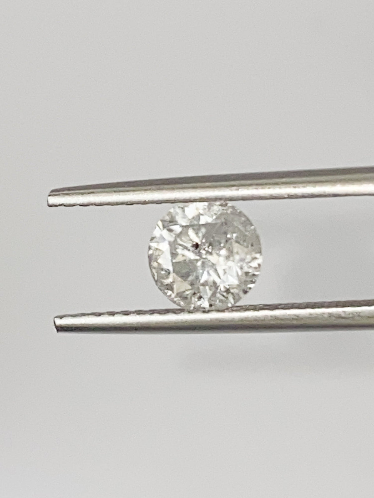 1.28ct Round Shape Salt and Pepper Diamond, 6.5*4.4mm RBC94 Aurora Designer