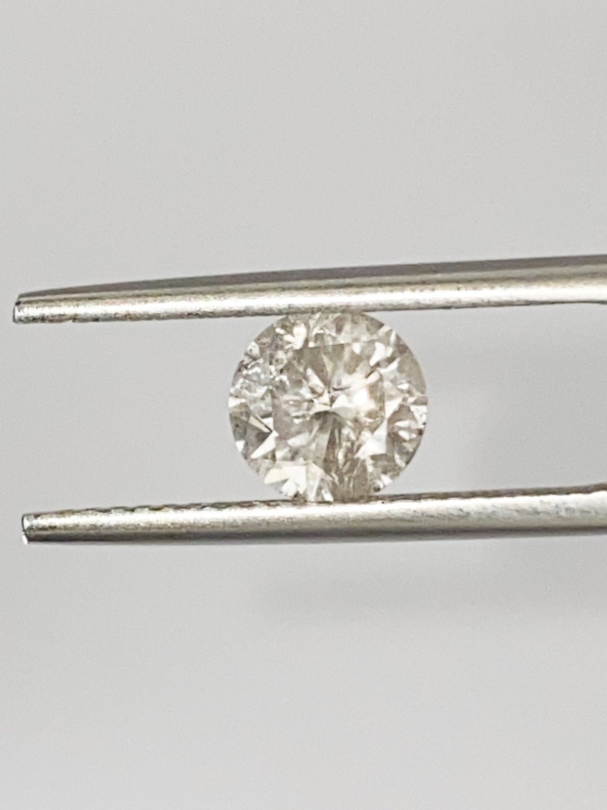1.14ct Round Shape Salt and Pepper Diamond, 6.5*4.1mm RBC95 Aurora Designer