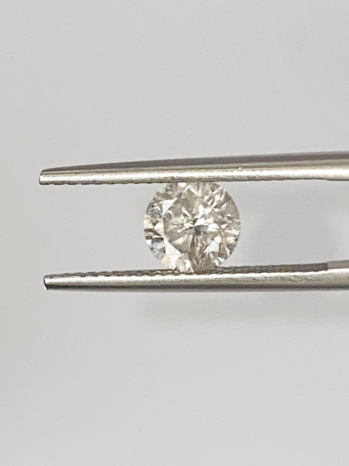 1.14ct Round Shape Salt and Pepper Diamond, 6.5*4.1mm RBC95 Aurora Designer