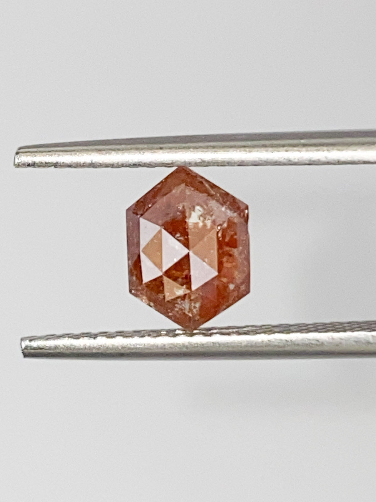 1.27ct Hexagon Shape Salt and Pepper Diamond, 8.2*6.0*3.0mm SPH63 Aurora Designer