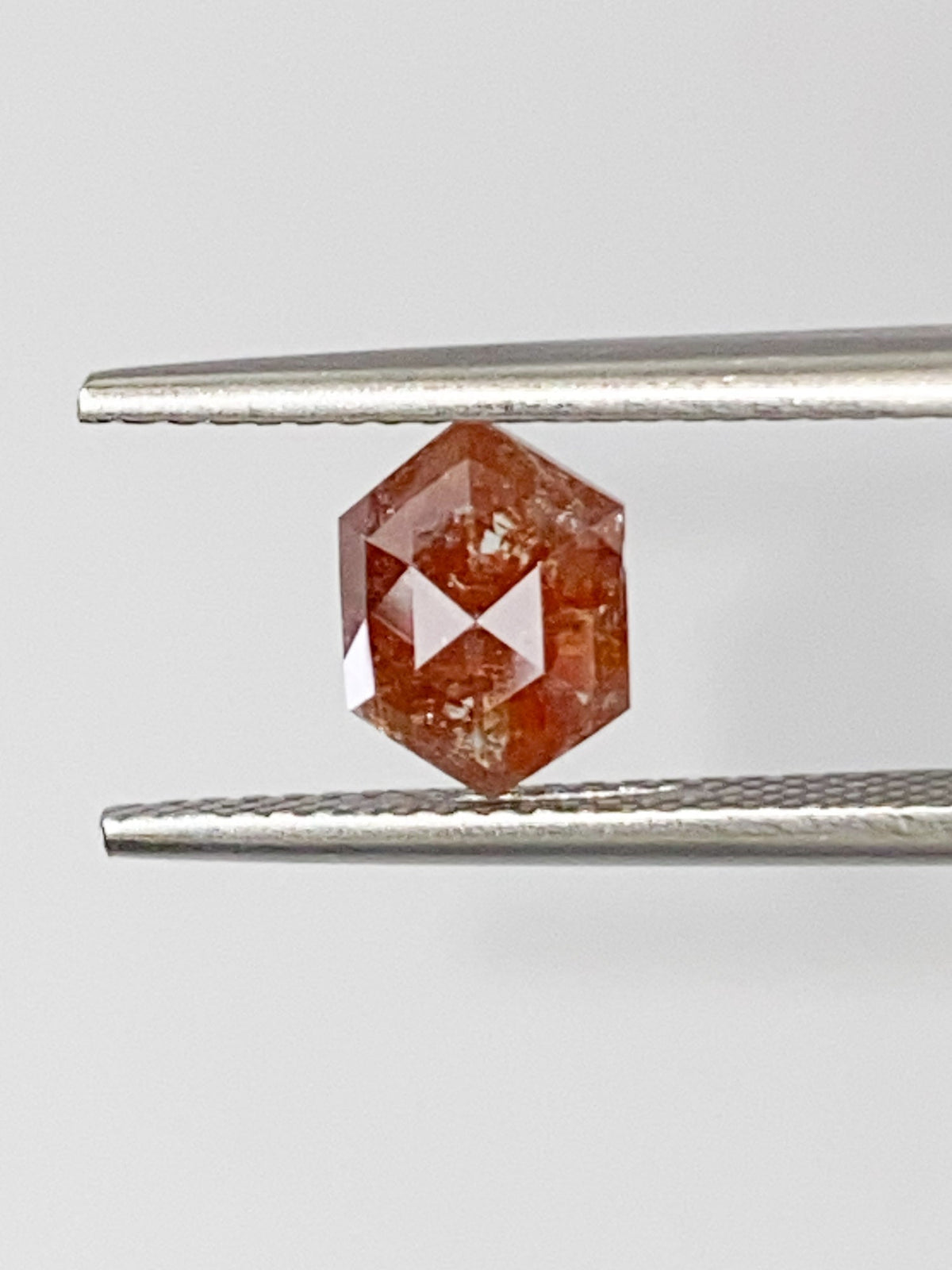 1.27ct Hexagon Shape Salt and Pepper Diamond, 8.2*6.0*3.0mm SPH63 Aurora Designer