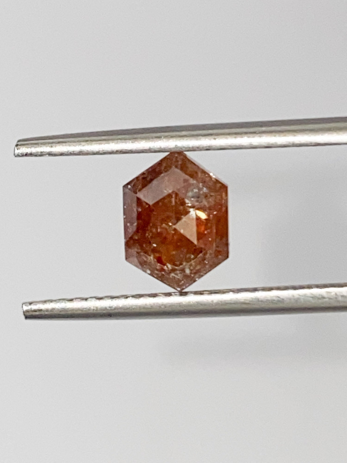 1.35ct Hexagon Shape Salt and Pepper Diamond, 8.1*5.9*3.3mm SPH64 Aurora Designer
