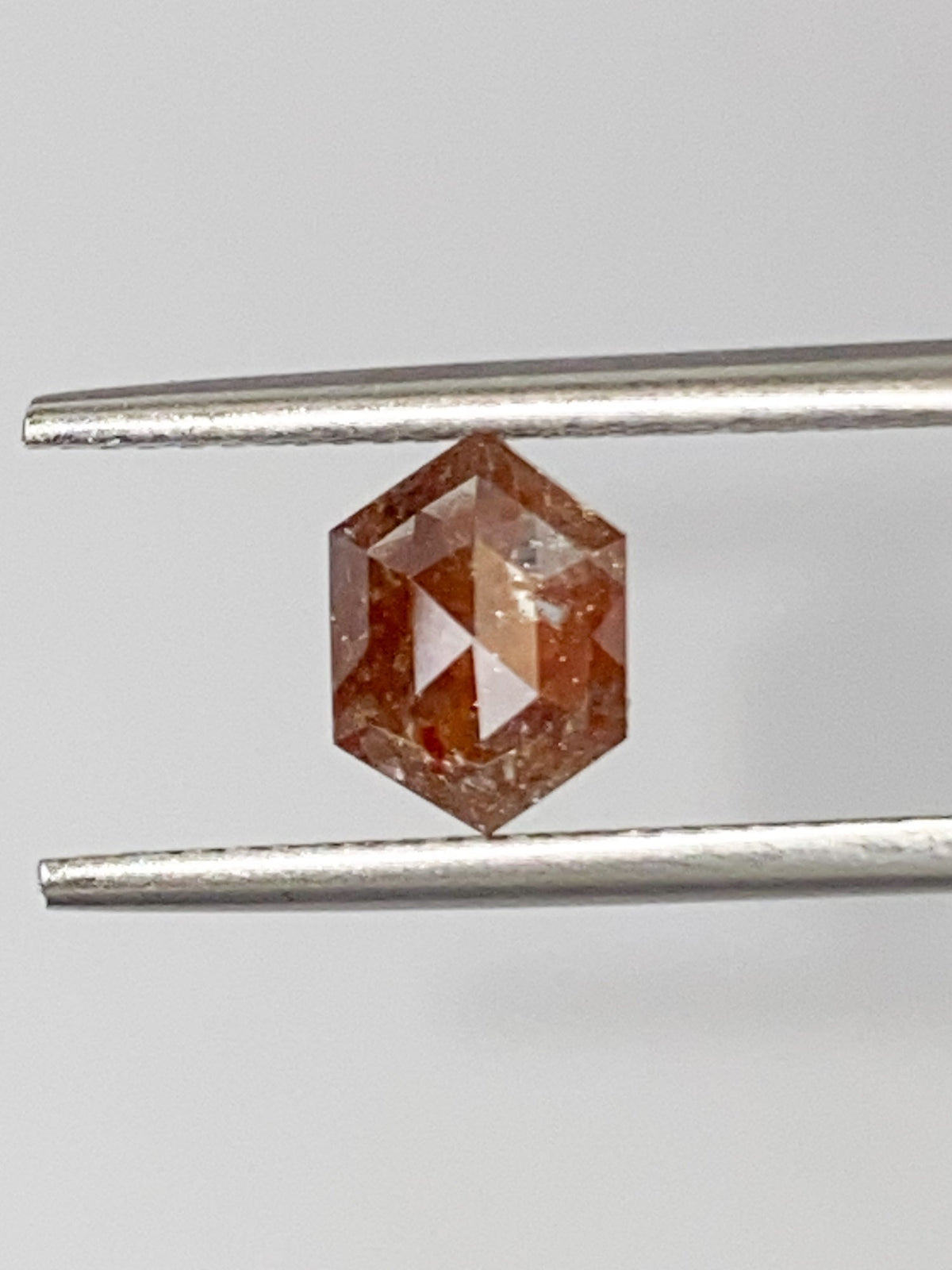 1.35ct Hexagon Shape Salt and Pepper Diamond, 8.1*5.9*3.3mm SPH64 Aurora Designer