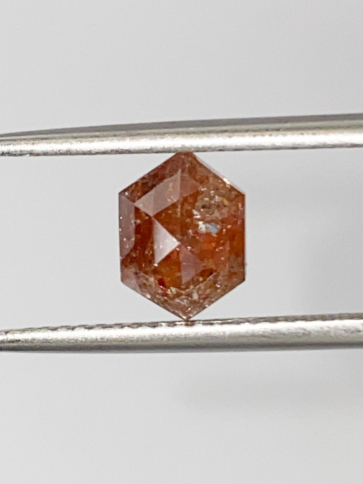 1.35ct Hexagon Shape Salt and Pepper Diamond, 8.1*5.9*3.3mm SPH64 Aurora Designer