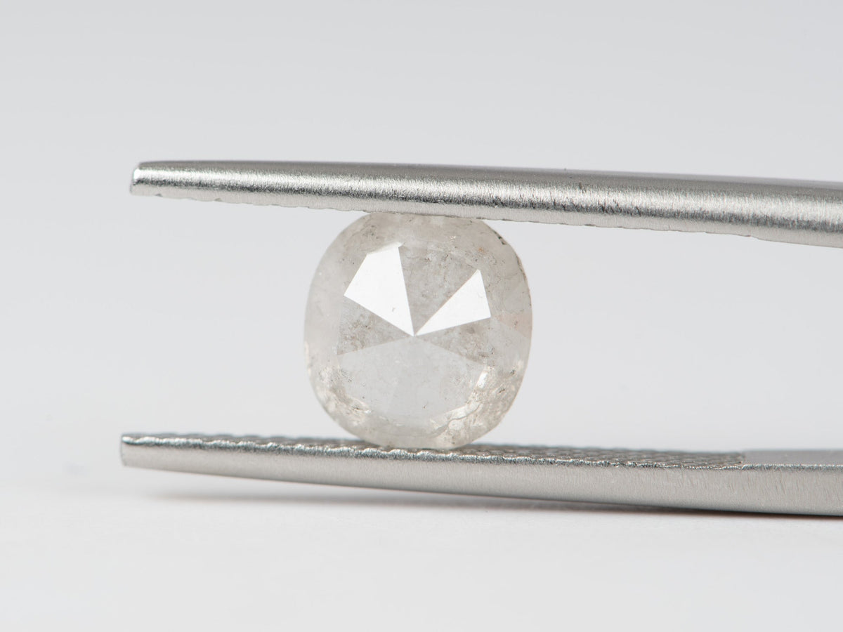 2.03ct Square Shape Salt and Pepper Diamond 7.6*7.1*4.3mm SPS137 Aurora Designer