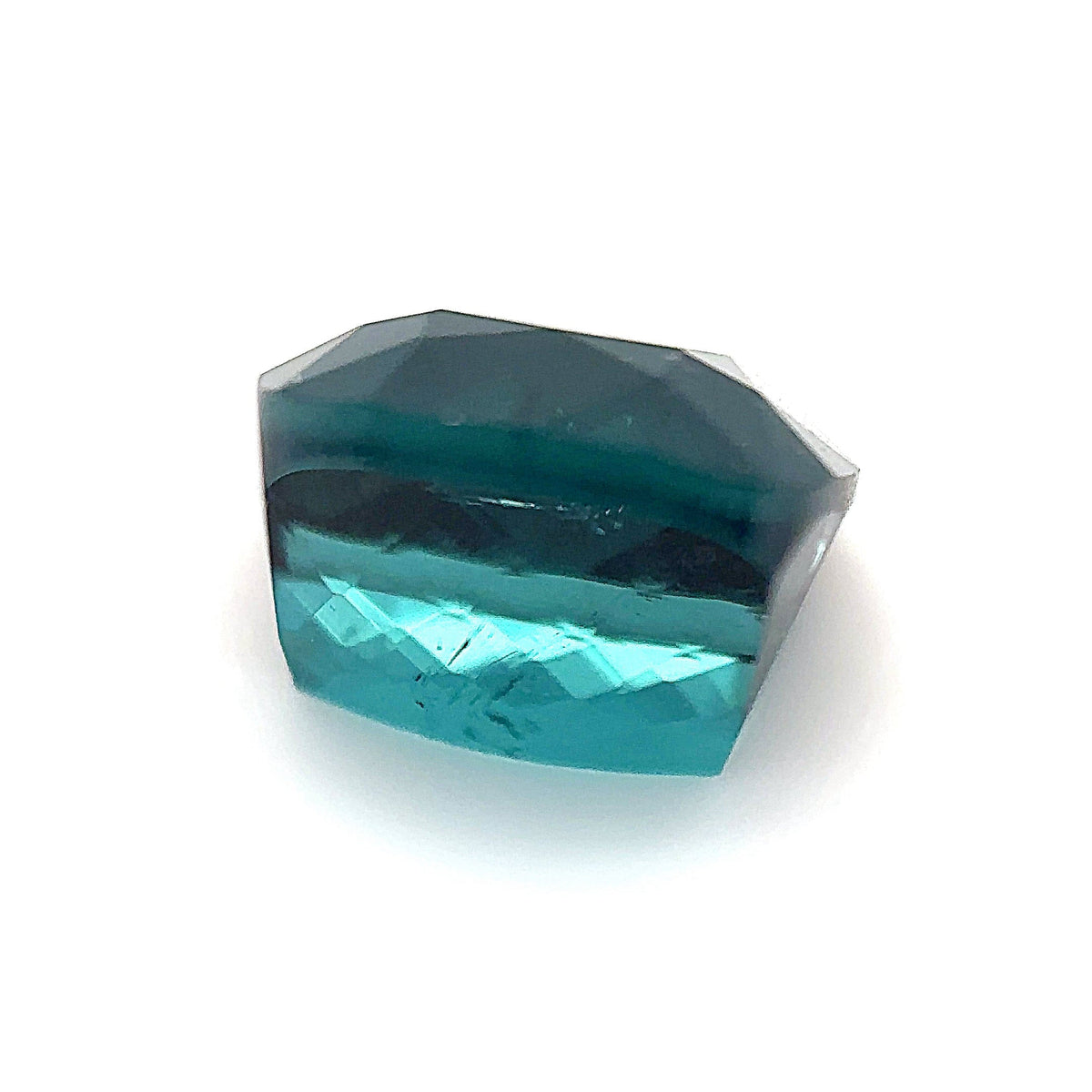 1.94ct Rectangle Shape Indicolite Tourmaline 7.0*6.9*5.1mm TL18 Aurora Designer