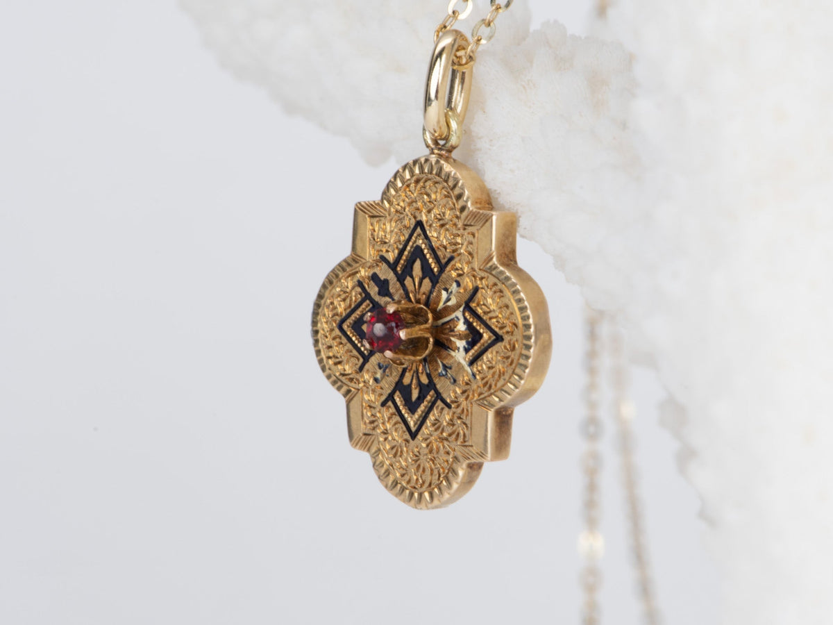 Vintage Victorian Jewelry Conversion to Pendant Charm 14K Gold V1097 Aurora Designer