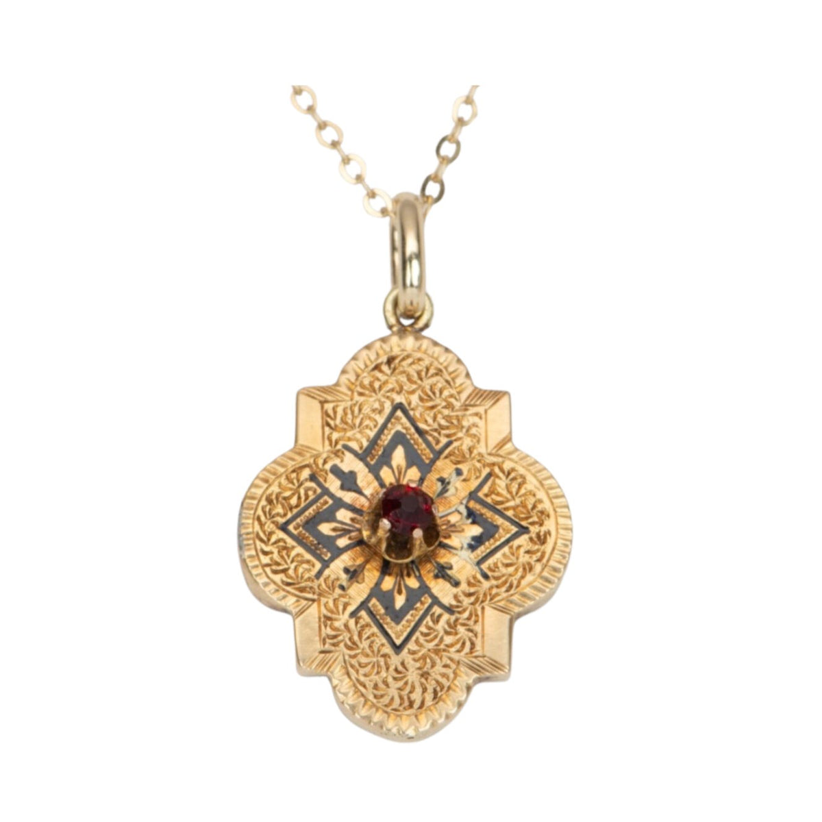 Vintage Victorian Jewelry Conversion to Pendant Charm 14K Gold V1097 Aurora Designer
