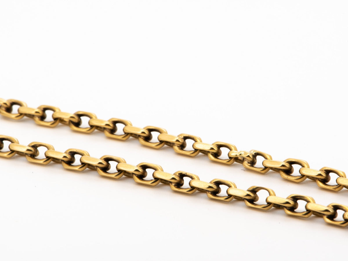 Solid 14K Gold Chunky Link Biker Chain Bracelet 8" Nice Box Clasp with Double Security Latch Heavy 9.68g V1196 Aurora Designer