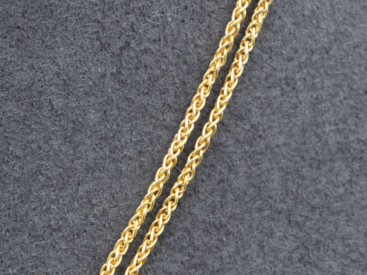 14K Gold Double Strand Slider Necklace Chain 15" Adjustable Italy with Push Gate Clasp Choker V1231 Aurora Designer