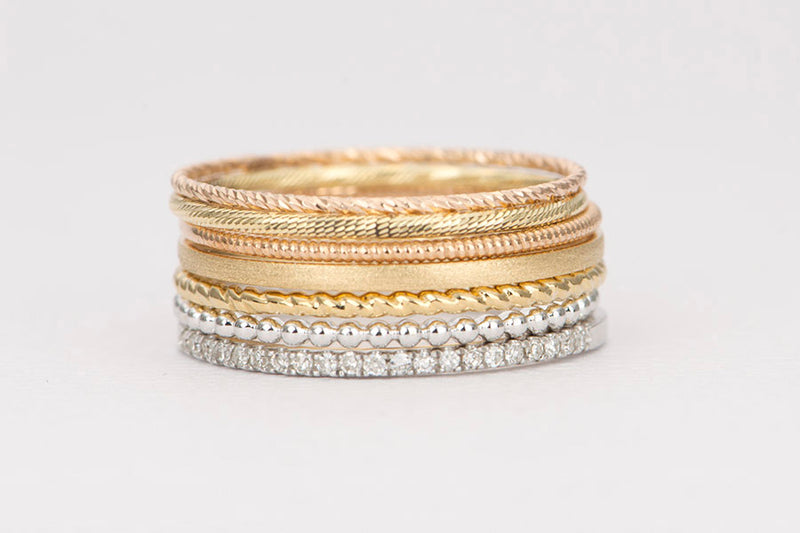 Platinum and Diamond Wedding Bands Curved Designs and Styles Aurora