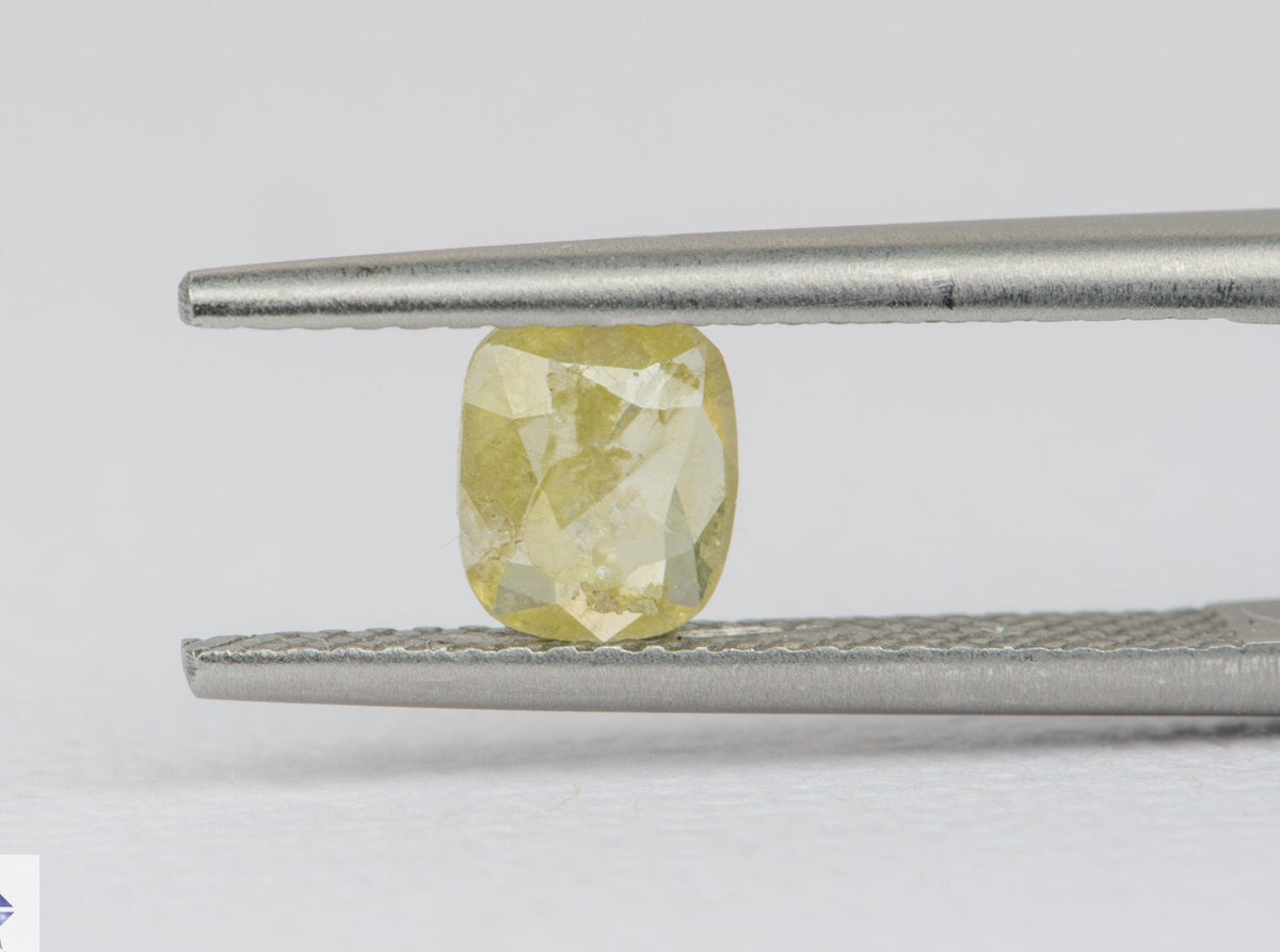 0.47ct Oval Shape Salt and Pepper Rosecut Diamond, 6.1*5.1*1.6mm SPS09