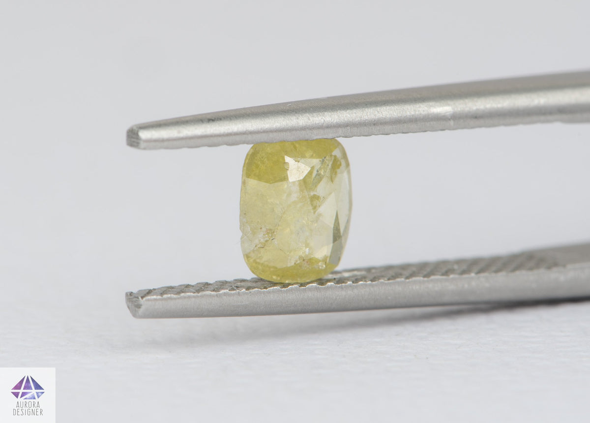 0.47ct Oval Shape Salt and Pepper Rosecut Diamond, 6.1*5.1*1.6mm SPS09