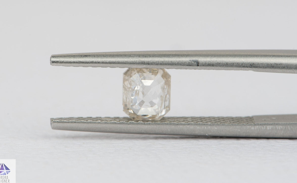 0.49ct Salt and Pepper Rosecut Diamond, 5.3*4.9*2.0mm SPS69