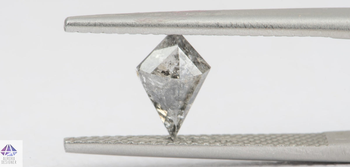 0.51ct Kite Shape Salt and Pepper Diamond, 8.5*5.5*2.0mm SPG80