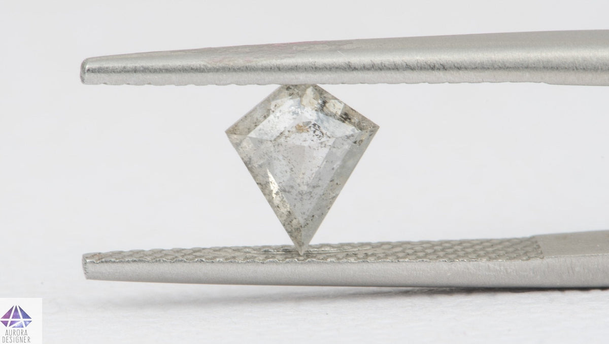 0.56ct Kite Shape Salt and Pepper Diamond, 7.8*6.5*2.0mm SPG95
