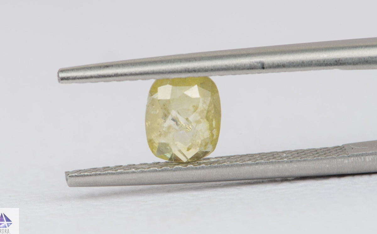 0.57ct Oval Shape Salt and Pepper Rosecut Diamond, 6.2*5.1*1.9mm SPS10