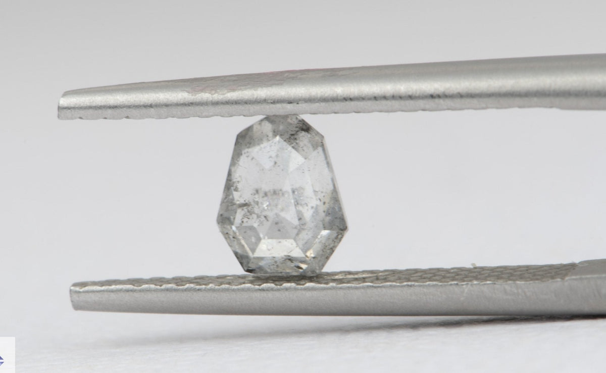 0.58ct Geometric Shape Salt and Pepper Diamond, 6.4*4.9*2.2mm SPG197