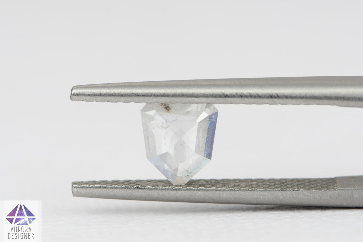 0.63ct Shield Shape Salt and Pepper Diamond, 6.3*5.7*2.0mm SPG75