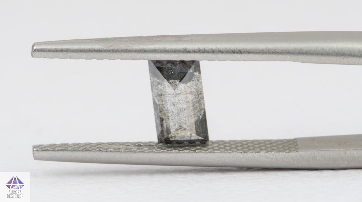 0.71ct Geometric Shape Salt and Pepper Diamond, 8.1*7.3*2.4mm SPG28