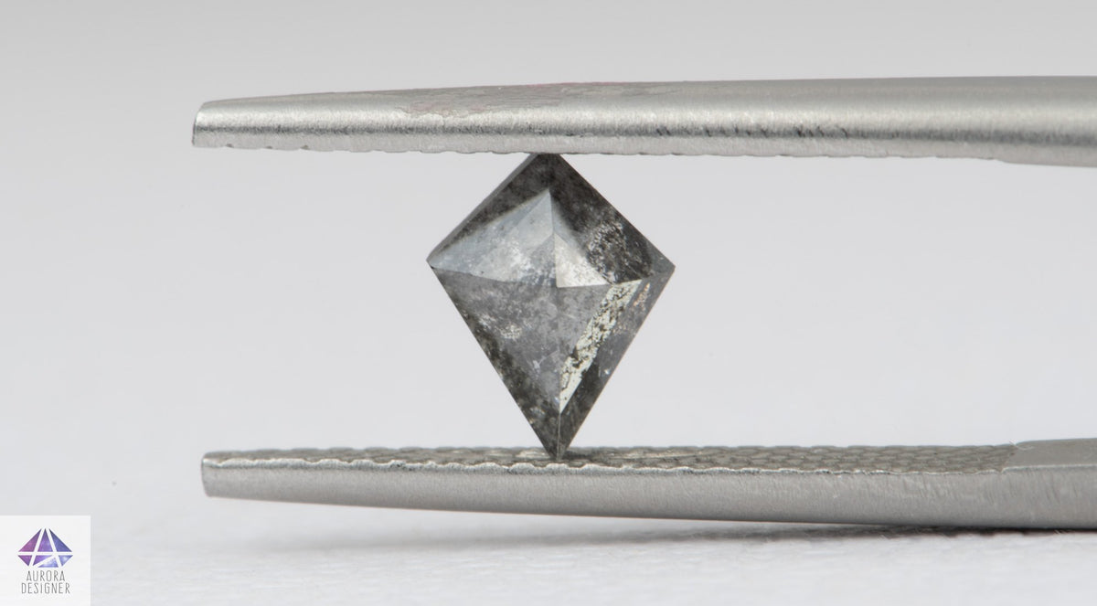 0.75ct Kite Shape Salt and Pepper Diamond, 7.6*5.8*2.9mm SPG201