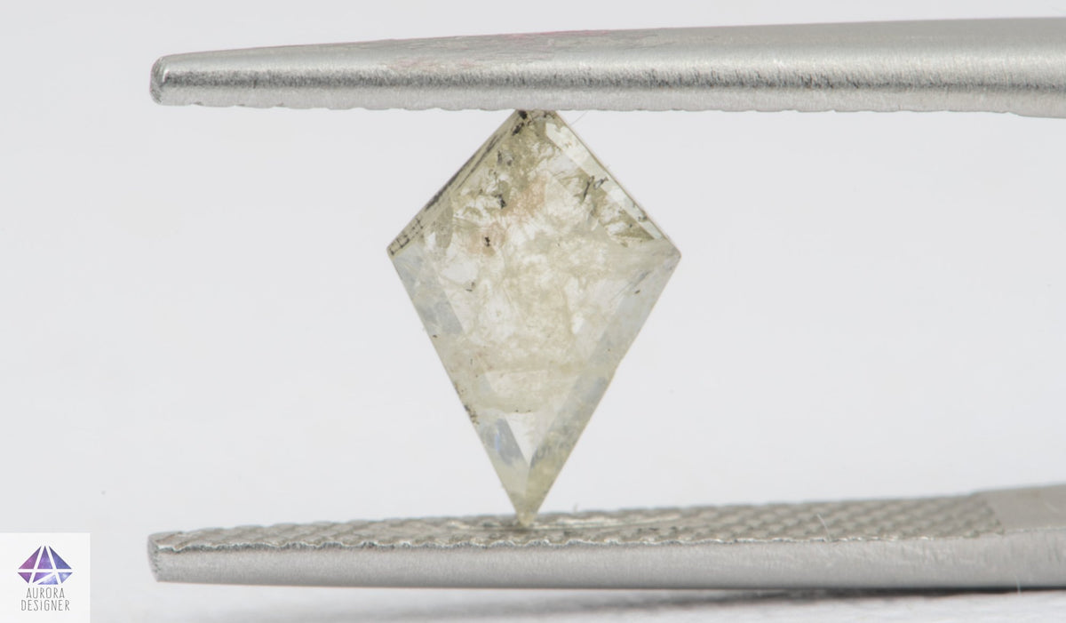 0.77ct Kite Shape Salt and Pepper Diamond, 10.0*6.7mm SPG04