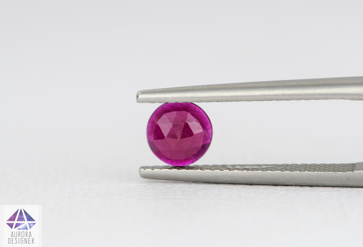 0.77ct Round Shape Ruby 6.0*2.2mm RU08