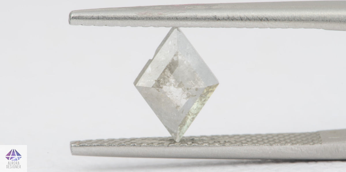 0.81ct Kite Shape Salt and Pepper Diamond, 9.4*6.5*2.1mm SPG93