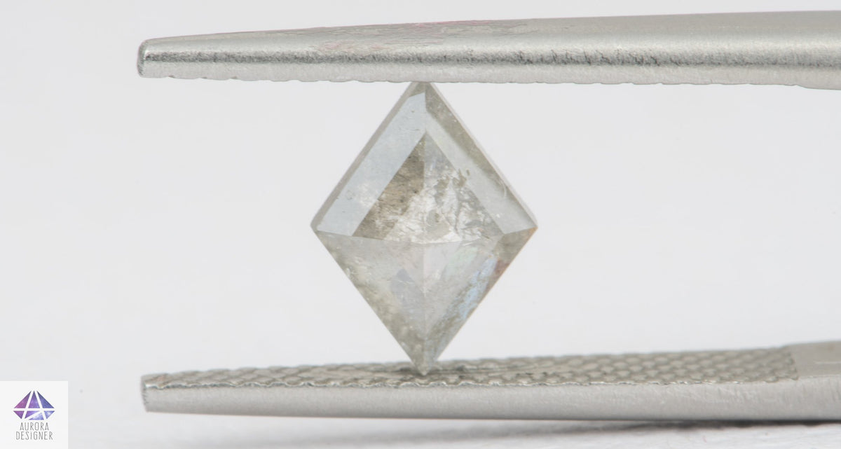 0.93ct Kite Shape Salt and Pepper Diamond, 9.2*6.7*2.5mm SPG92