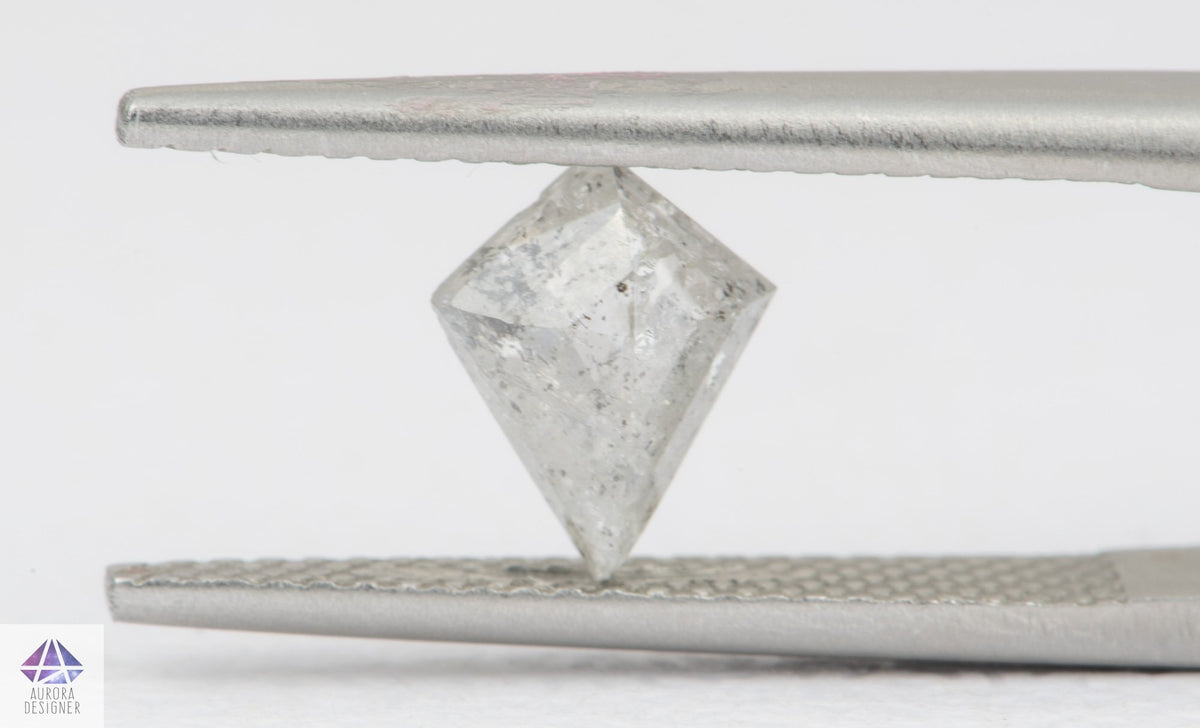 1.00ct Kite Shape Salt and Pepper Diamond, 8.4*6.7*2.8mm SPG160