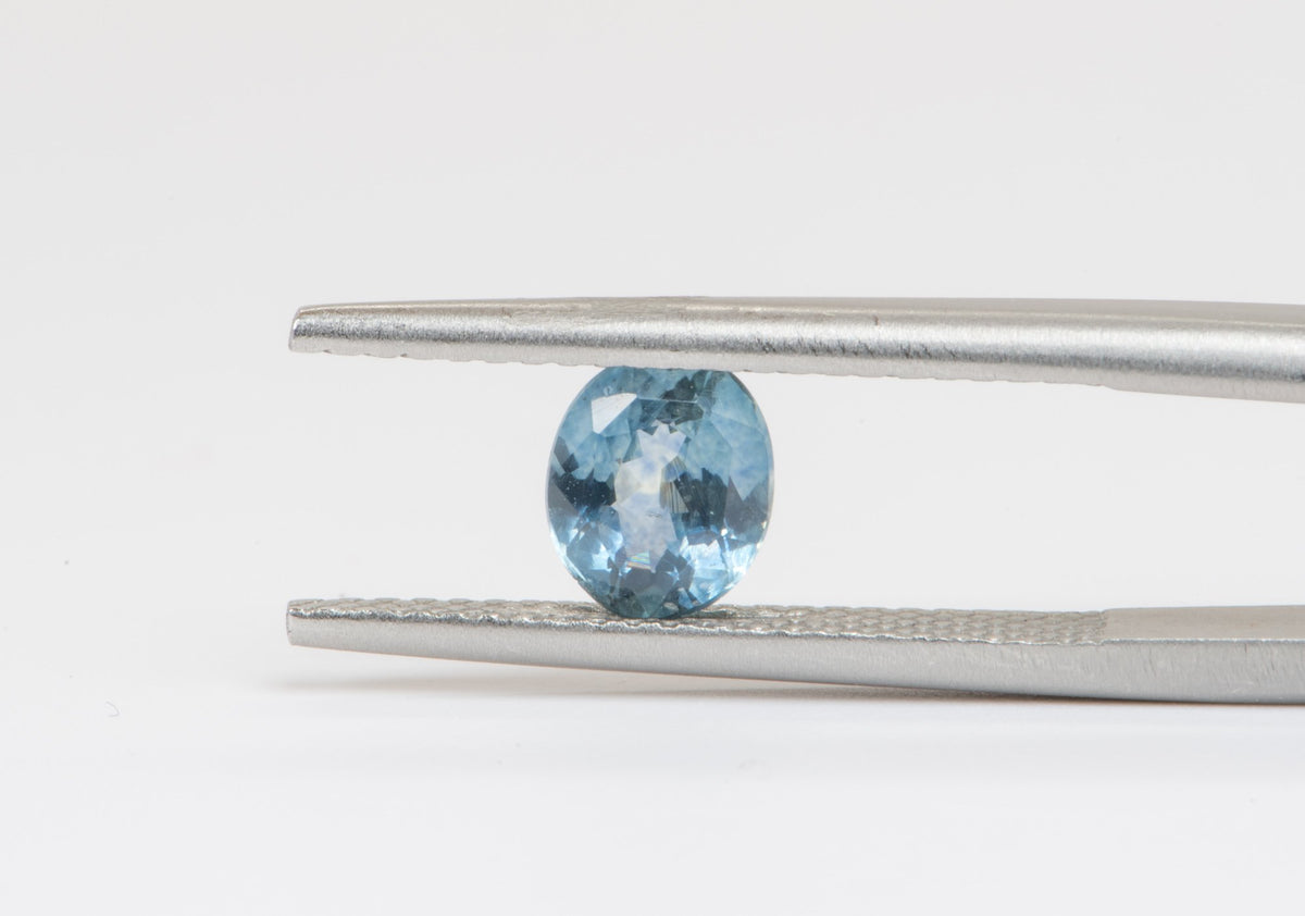 1.06ct Oval Shape Montana Sapphire 6.4*5.3*3.5mm PS449