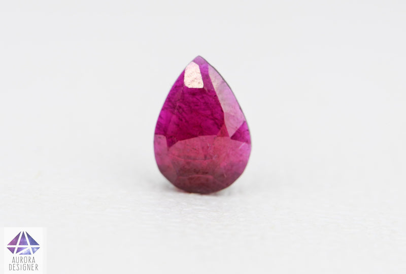 Aurora Designer - 1.19ct Pear Shape Ruby 8.9*6.3*2.2mm RU04
