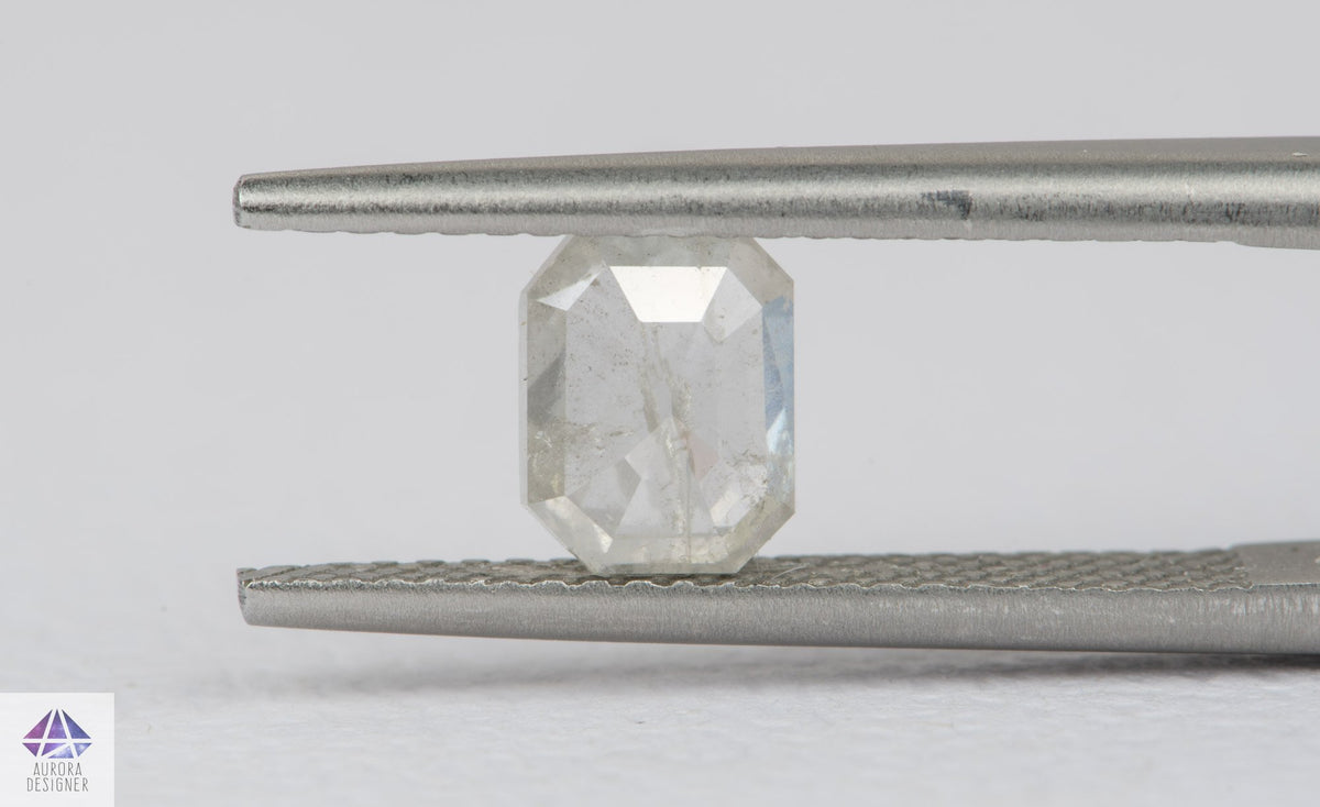 1.21ct Salt and Pepper Rosecut Diamond, 6.7*5.2*2.9mm SPS93