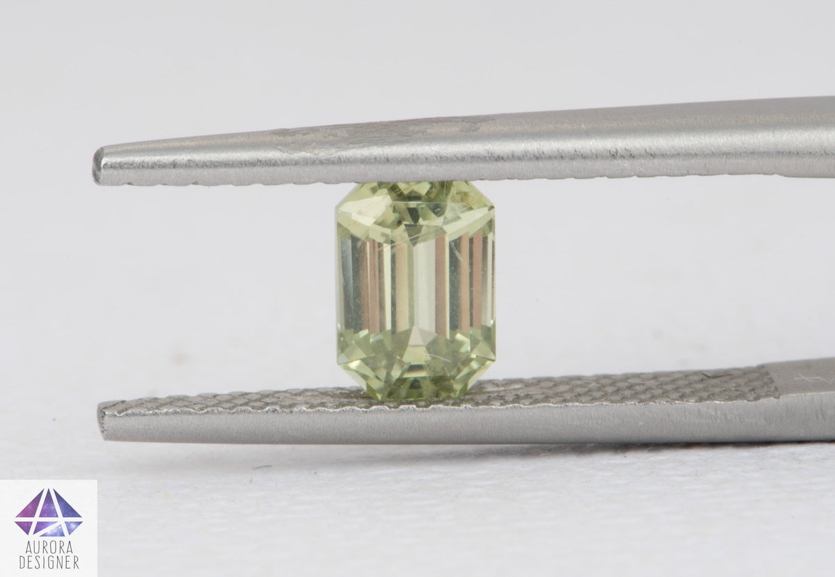 1.24ct Emerald Shape Montana Sapphire, 6.8*4.5*4.0mm PS354