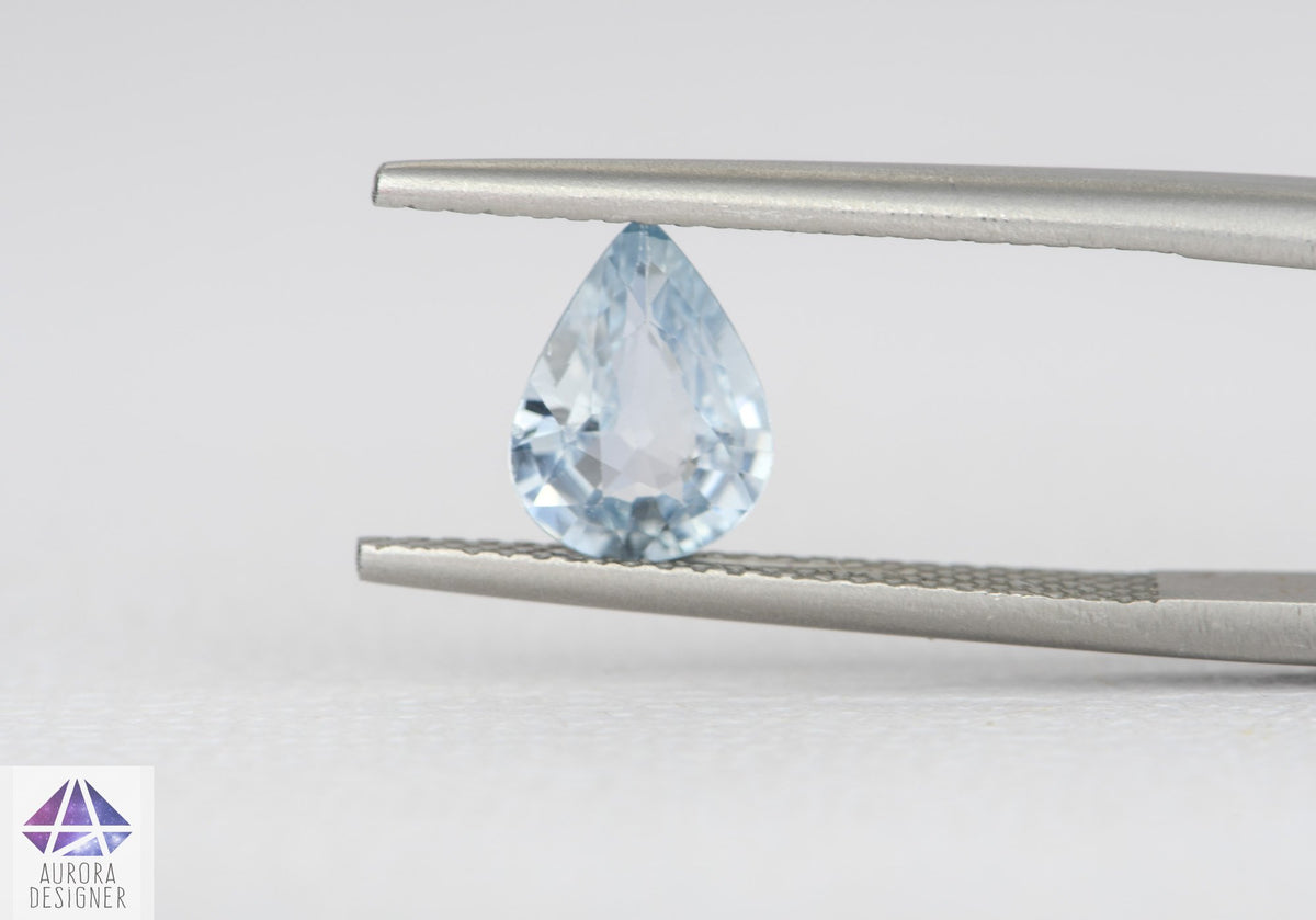 1.28ct Pear Shape Blue Sapphire, 8.5*6.4*3.2mm PS220