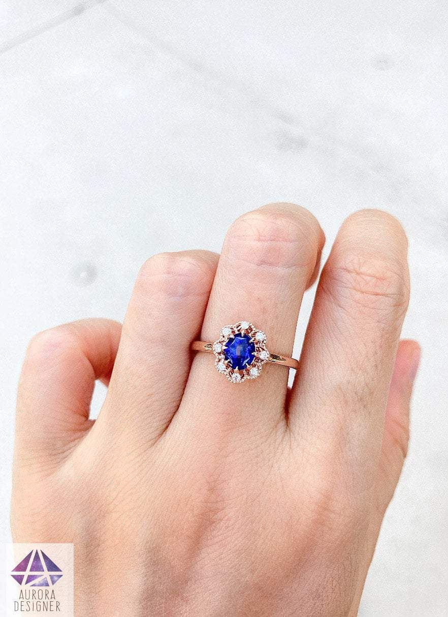 Buy Gemorio Blue Sapphire 6.5cts Panchdhatu Birthstone Ring for Men At Best  Price @ Tata CLiQ
