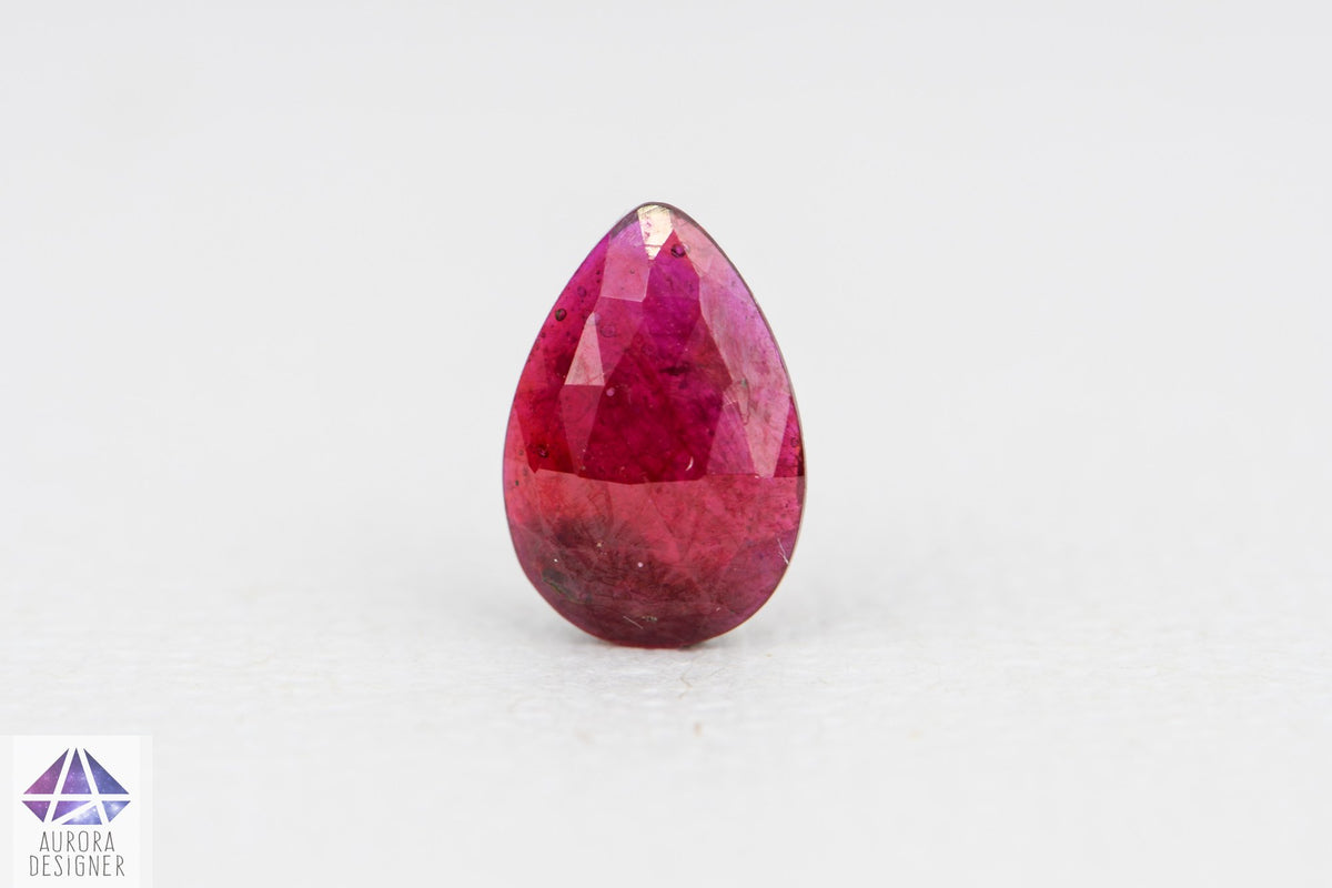 1.37ct Pear Shape Ruby 9.5*6.3*2.3mm RU05
