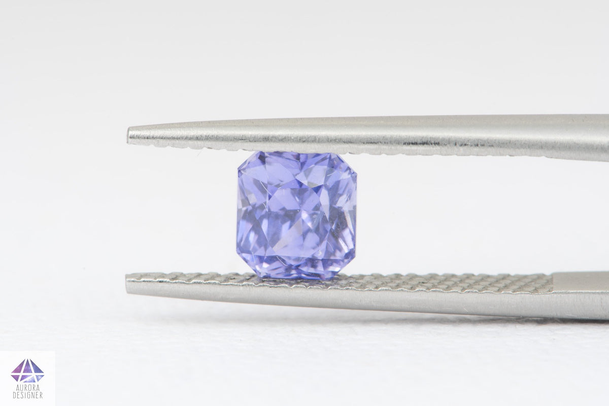 1.56ct Rectangle Shape Purple Blue Sapphire, 5.8*5.3*5.0mm PS250