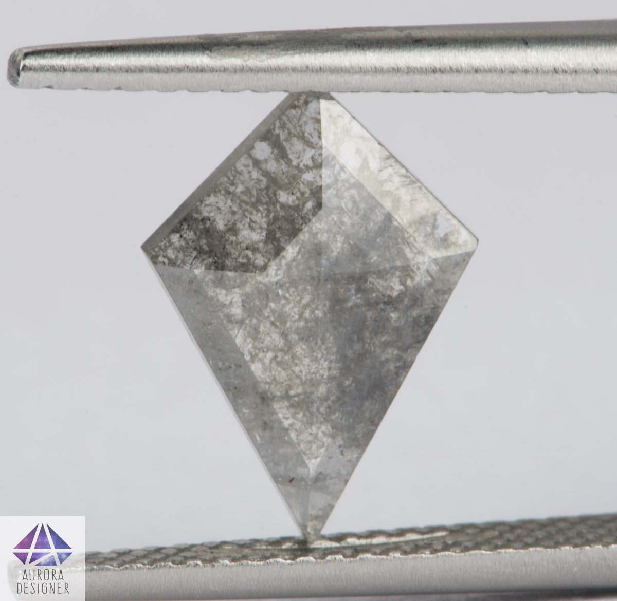 1.5ct Kite Shape Salt and Pepper Diamond, 13.1*9.2*1.8mm, SPG242