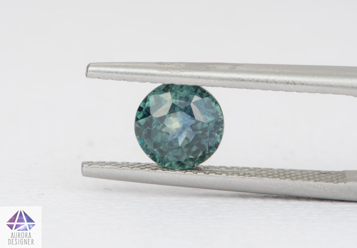 1.74ct Round Shape Montana Sapphire, 6.6*4.6mm PS350