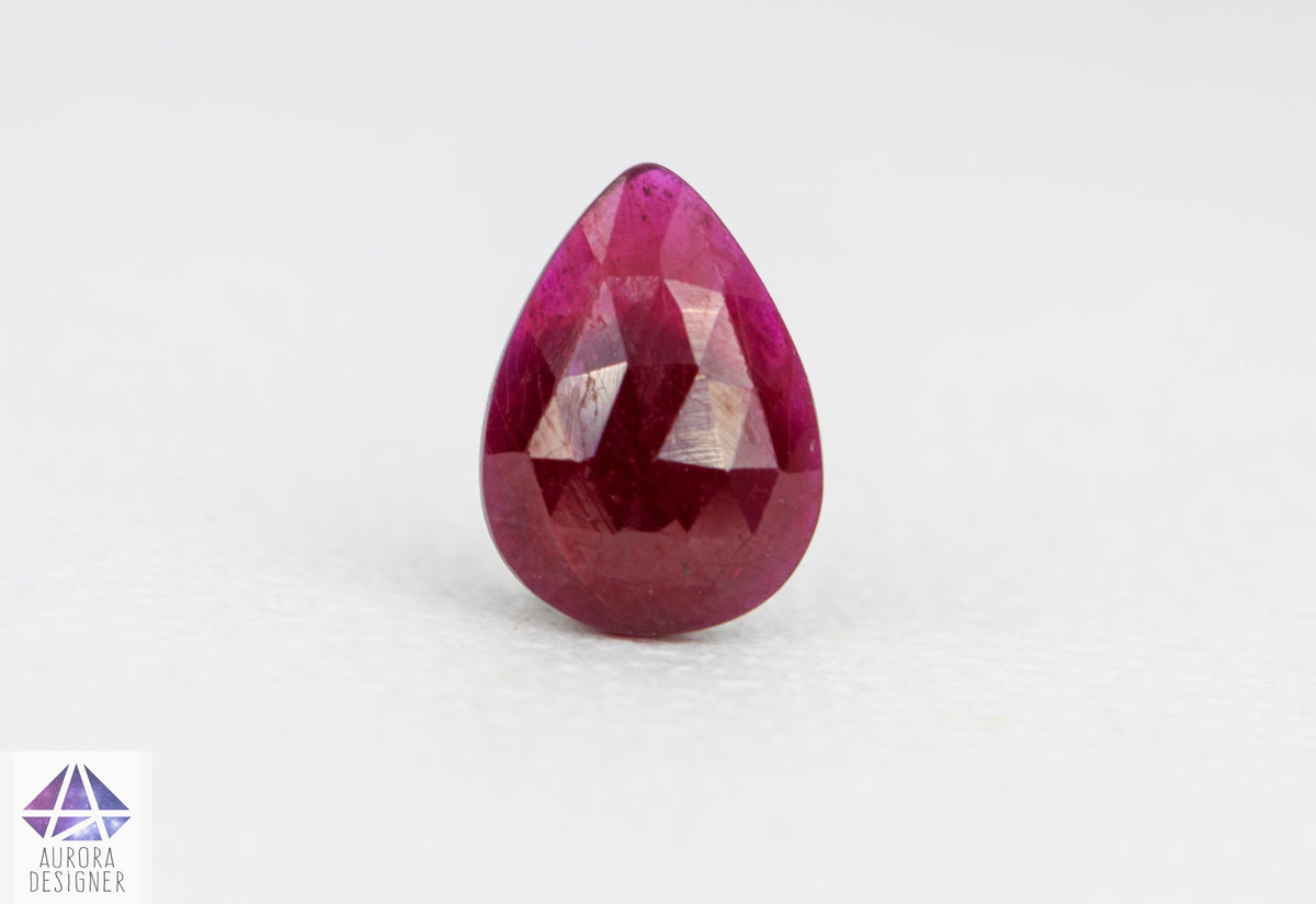 1.75ct Pear Shape Ruby 10.1*7.4*2.4mm RU02