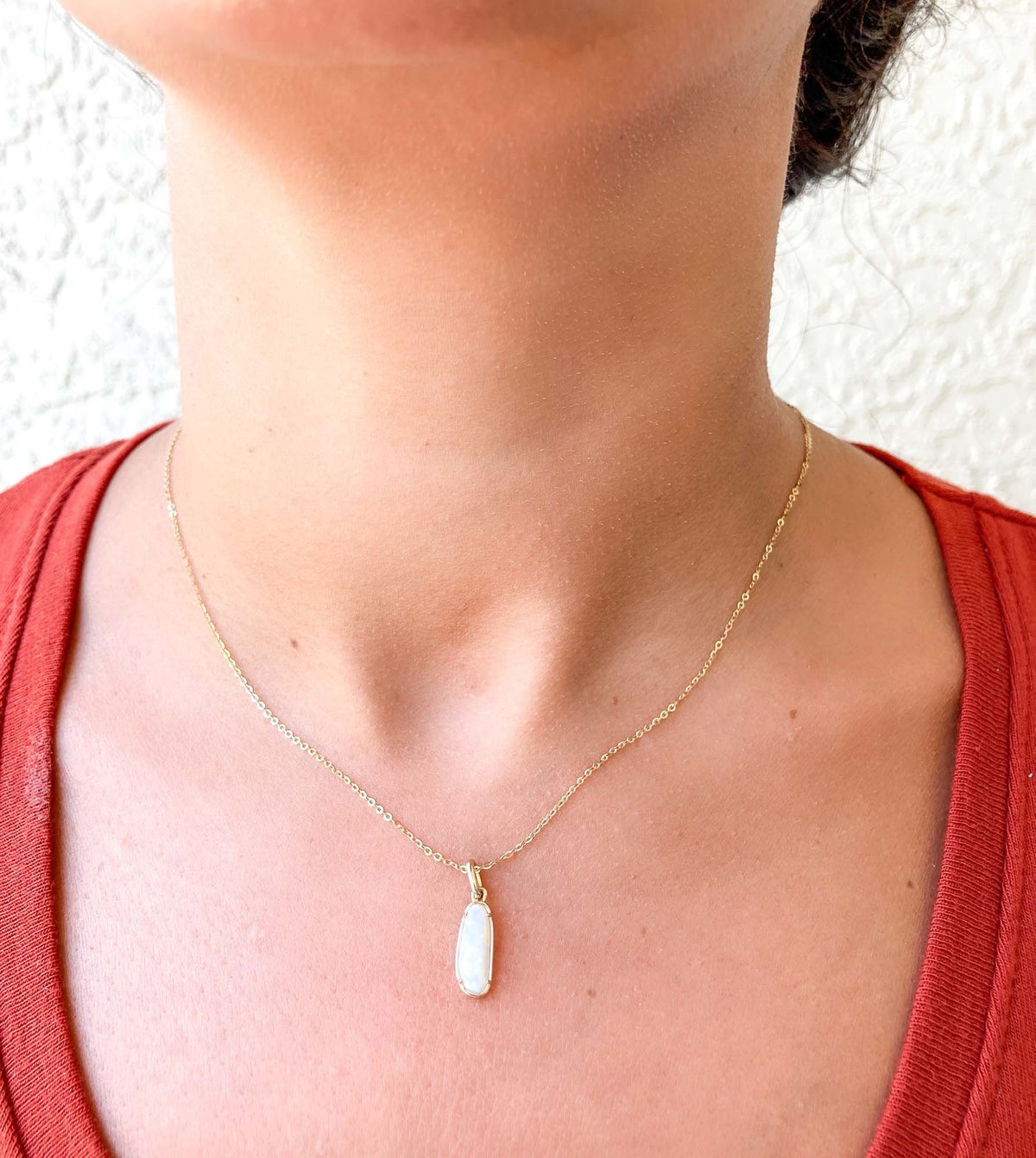 Solid Australian Opal with Beautiful Flash of Fire 9K Yellow Gold Pendant Charm R4079 Aurora Designer