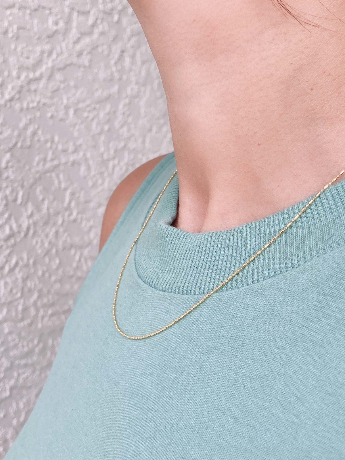 Dot and Dash 18K Gold Specialty Necklace Chain 17.5" R4182 Aurora Designer