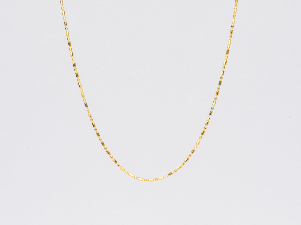 Dot and Dash 18K Gold Specialty Necklace Chain 17.5" R4182 Aurora Designer