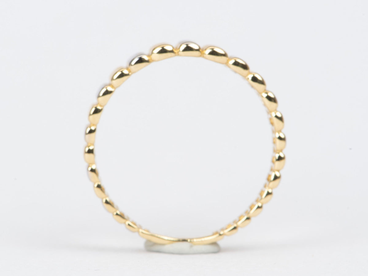 Light Weight 3-Dimensional Fence Band 18K Gold R5063 Aurora Designer