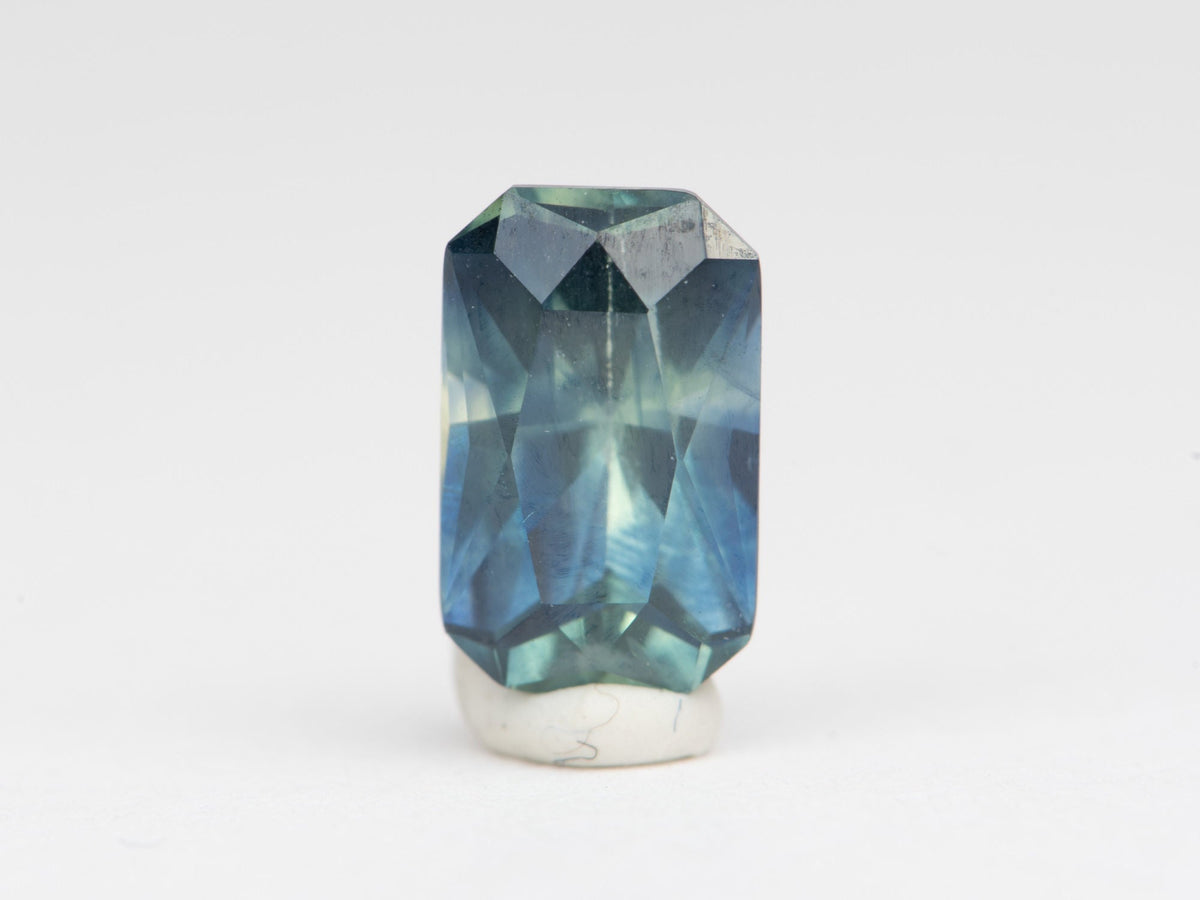 1.43ct Rectangle Shape Montana Sapphire 7.8*4.8*3.9mm PS597 Aurora Designer