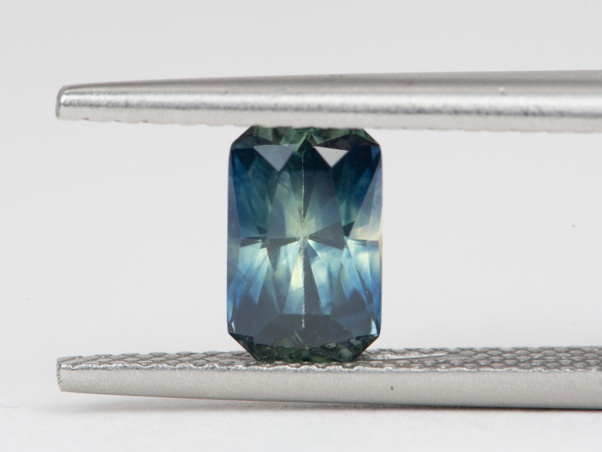 1.43ct Rectangle Shape Montana Sapphire 7.8*4.8*3.9mm PS597 Aurora Designer